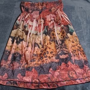 Lapis one size animal print maxi skirt/blouse